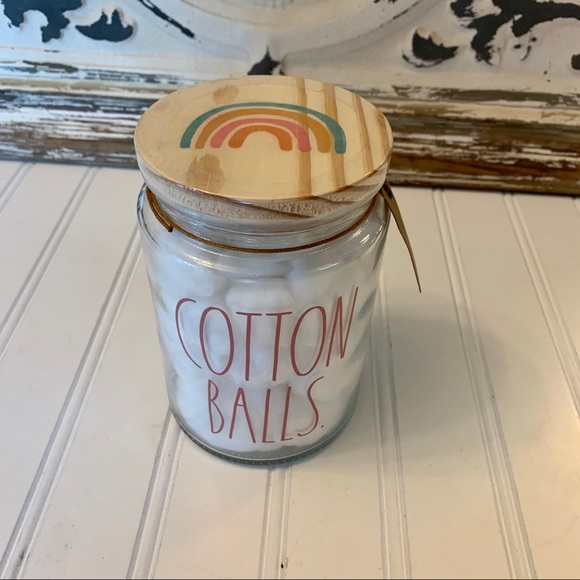 Rae Dunn Rainbow Collection Makup Bag & Jars - Picture 10 of 14